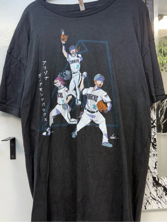 Other - Black Anime Sports Graphic Tee